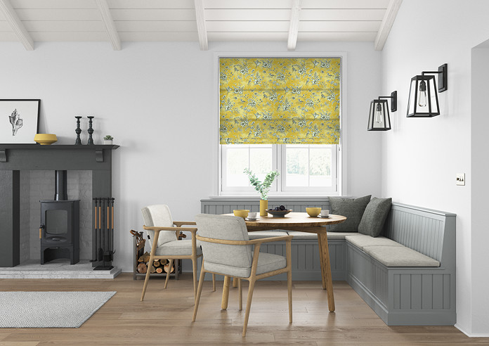 Finch Toile, Buttercup - Twist&Fit Roman Blind - Image 5